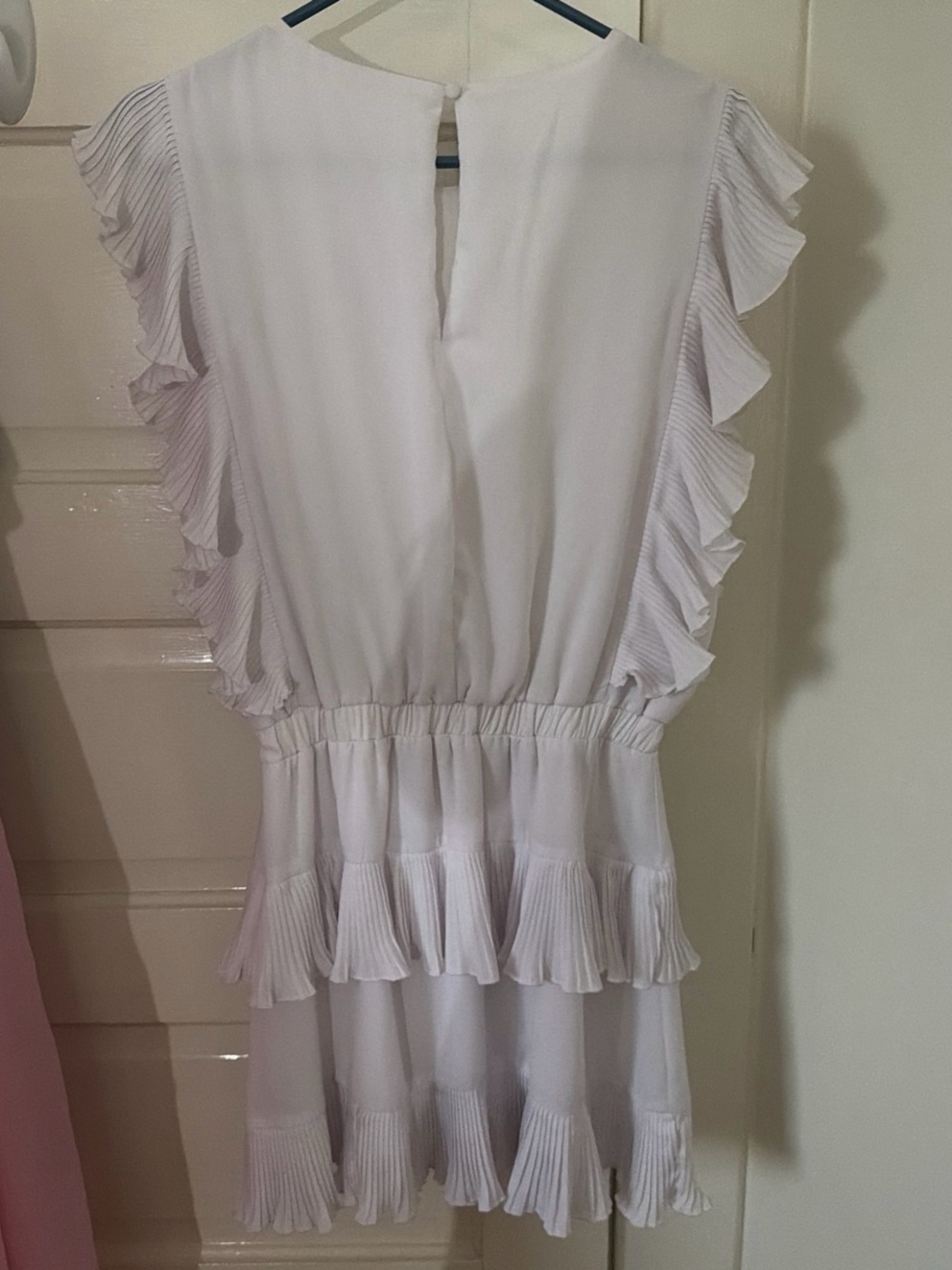 TCEC Lavender Ruffled Mini Dress - Picture 3 of 5